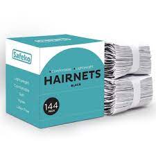 MALLA - RED NEGRA NYLON DELGADA PARA PELO - CABELLO CON 144 PIEZAS N1182 - Imagen 3
