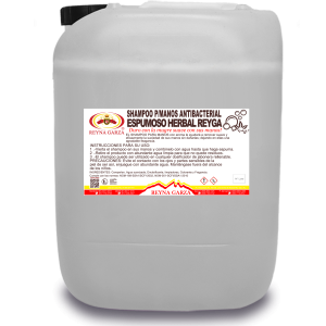 SHAMPOO ESPUMOSO HERBAL REYGA PORRON 20 L.