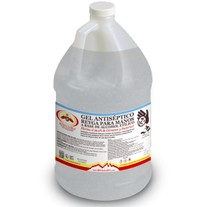GEL ANTISEPTICO - ANTIBACTERIAL REYGA PARA MANOS GALON 3.8 L.