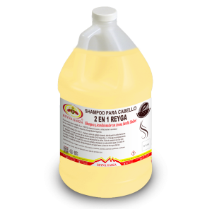 SHAMPOO PARA CABELLO REYGA 2 EN 1 GALON DE 3.8 L.